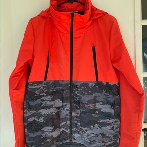 Adidas Red and Gray Jacket